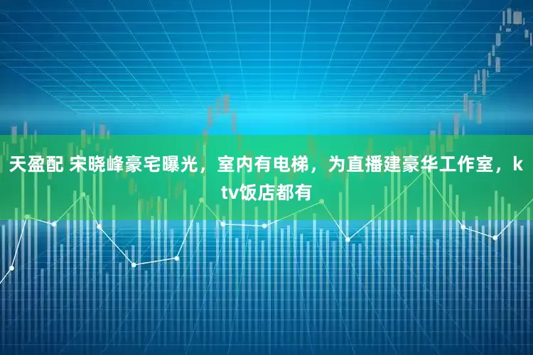 天盈配 宋晓峰豪宅曝光，室内有电梯，为直播建豪华工作室，ktv饭店都有