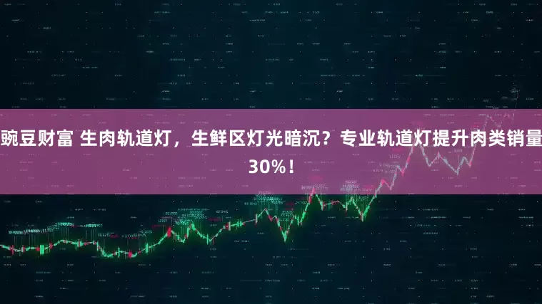 豌豆财富 生肉轨道灯，生鲜区灯光暗沉？专业轨道灯提升肉类销量30%！